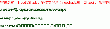 查看字体及作者详细介绍