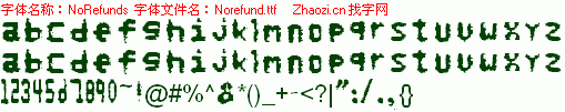 查看字体及作者详细介绍