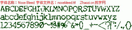查看字体及作者详细介绍