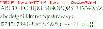 查看字体及作者详细介绍
