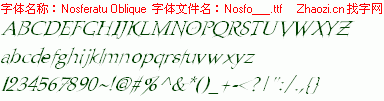 查看字体及作者详细介绍