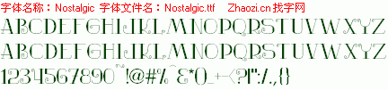 查看字体及作者详细介绍