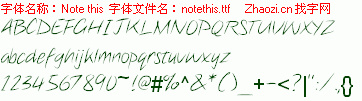 查看字体及作者详细介绍