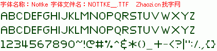 查看字体及作者详细介绍