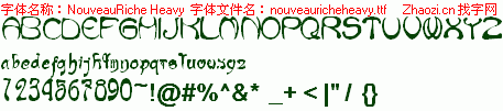 查看字体及作者详细介绍