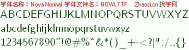 查看字体及作者详细介绍
