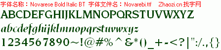 查看字体及作者详细介绍