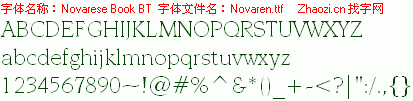 查看字体及作者详细介绍