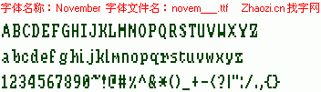 查看字体及作者详细介绍