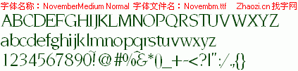查看字体及作者详细介绍