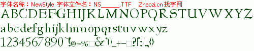 查看字体及作者详细介绍