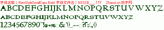 查看字体及作者详细介绍