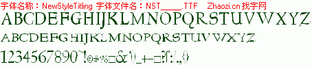 查看字体及作者详细介绍