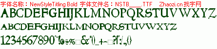 查看字体及作者详细介绍