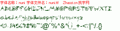 查看字体及作者详细介绍