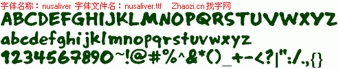 查看字体及作者详细介绍