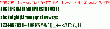 查看字体及作者详细介绍