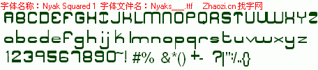 查看字体及作者详细介绍