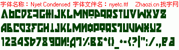 查看字体及作者详细介绍