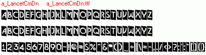 查看字体及作者详细介绍