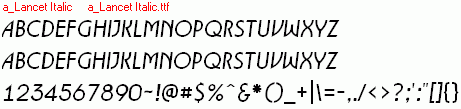 查看字体及作者详细介绍