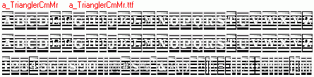 查看字体及作者详细介绍
