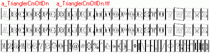 查看字体及作者详细介绍