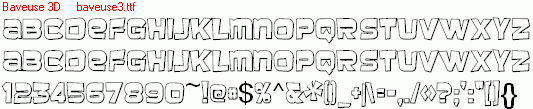查看字体及作者详细介绍