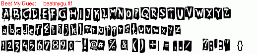 查看字体及作者详细介绍