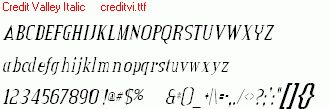 查看字体及作者详细介绍