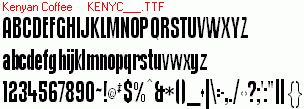 查看字体及作者详细介绍