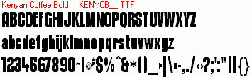 查看字体及作者详细介绍