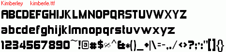 查看字体及作者详细介绍