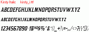 查看字体及作者详细介绍