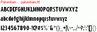 查看字体及作者详细介绍