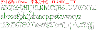 查看字体及作者详细介绍