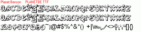 查看字体及作者详细介绍
