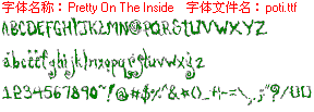 查看字体及作者详细介绍