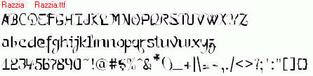 查看字体及作者详细介绍