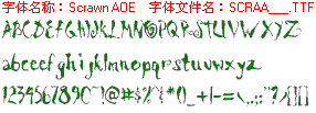 查看字体及作者详细介绍