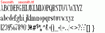 查看字体及作者详细介绍