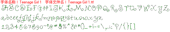 查看字体及作者详细介绍