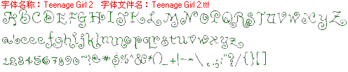 查看字体及作者详细介绍