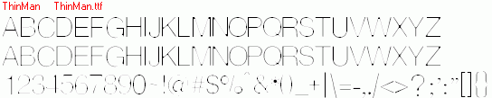 查看字体及作者详细介绍
