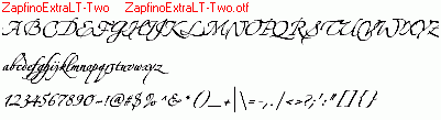 查看字体及作者详细介绍