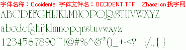 查看字体及作者详细介绍