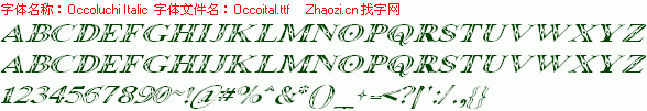 查看字体及作者详细介绍