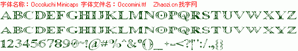 查看字体及作者详细介绍