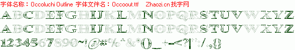 查看字体及作者详细介绍