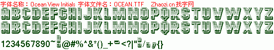 查看字体及作者详细介绍